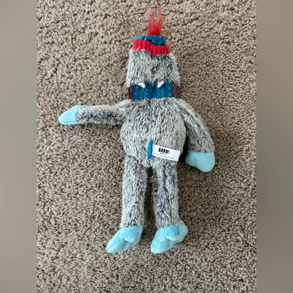 Plush Yeti Squeaker Toy